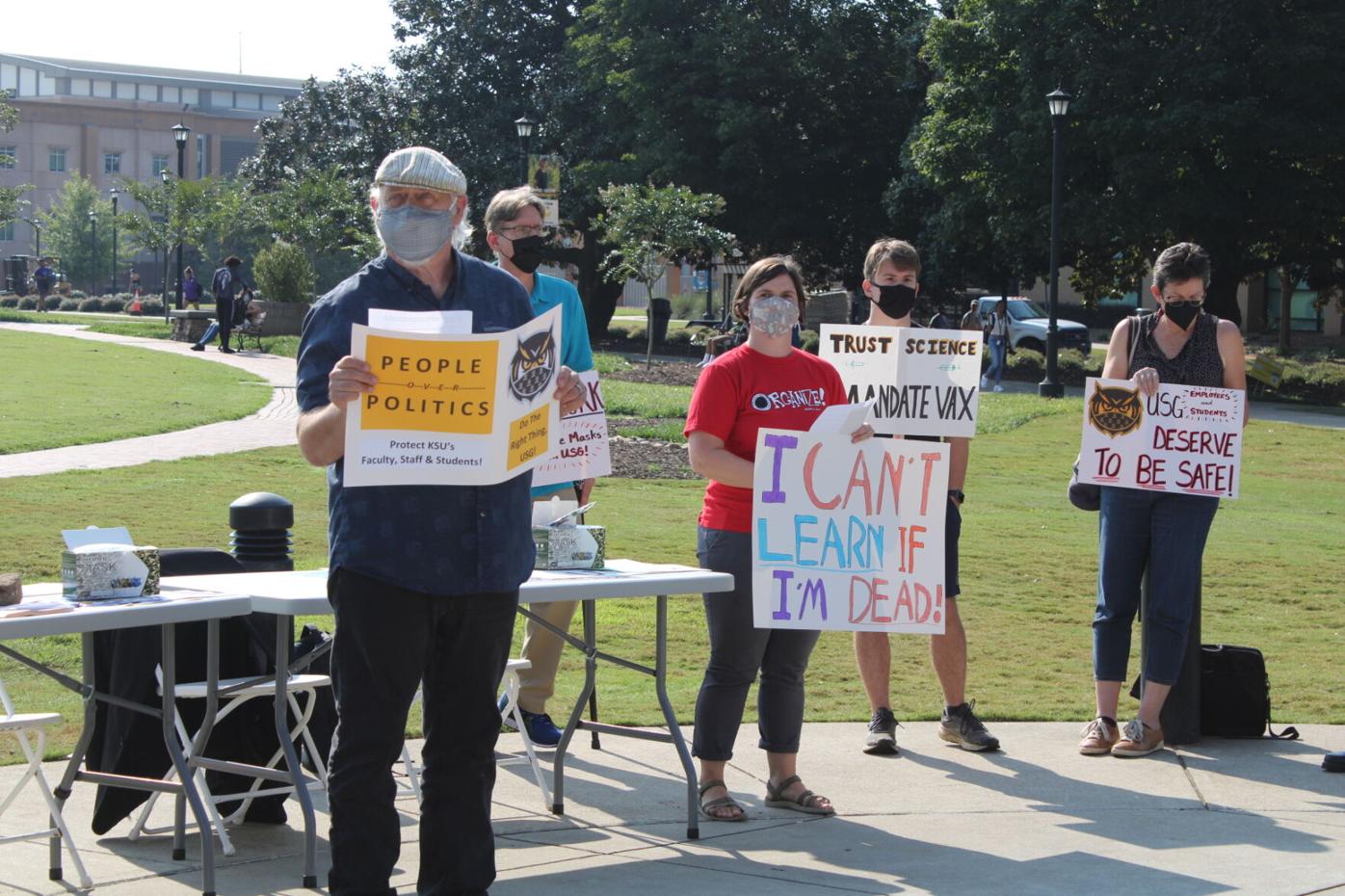 Protests for campus COVID-19 mandates went beyond UGA | Campus News |  redandblack.com