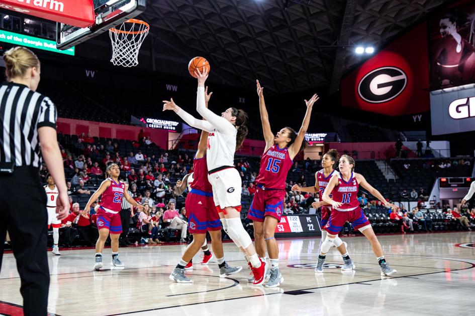 Photos Uga Lady Bulldogs Defeat Presbyterian College 83 59