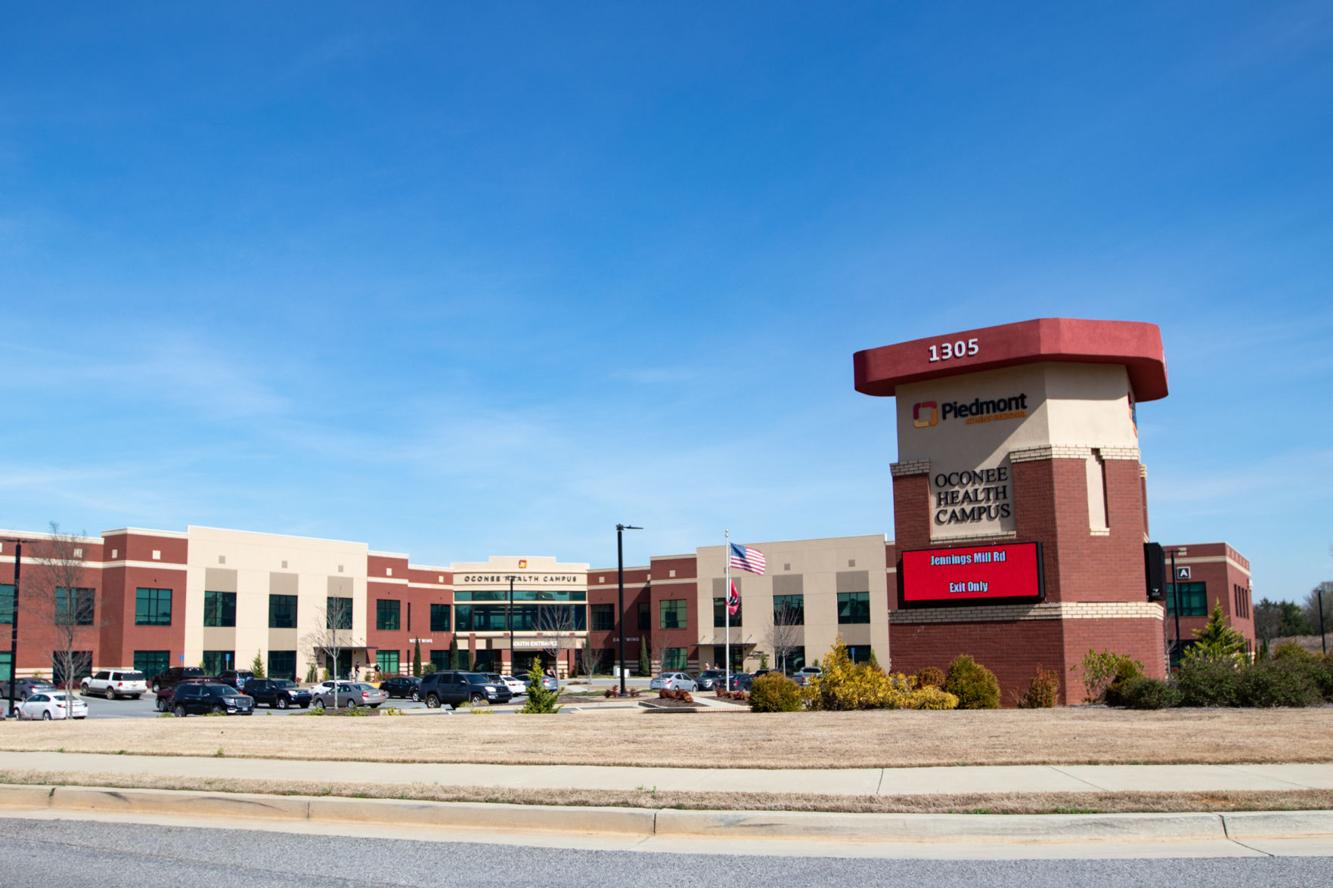 Drivethrough COVID19 testing site at Oconee Health Campus open to