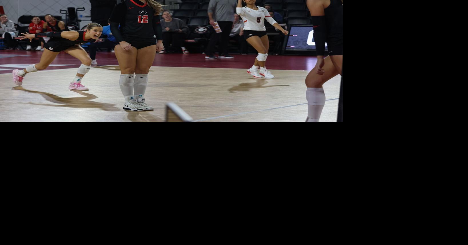 Georgia volleyball wraps up home slate with senior night win over LSU