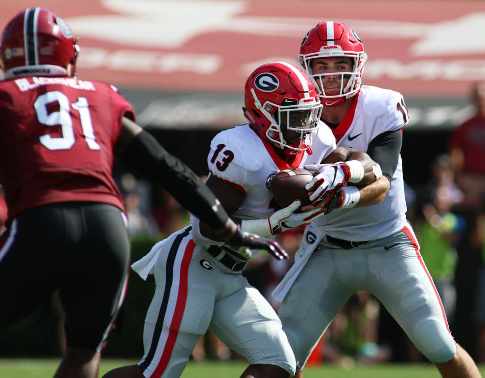 Georgia's Deandre Baker answers Deebo Samuel's talk with game-changing  performance, Gameday