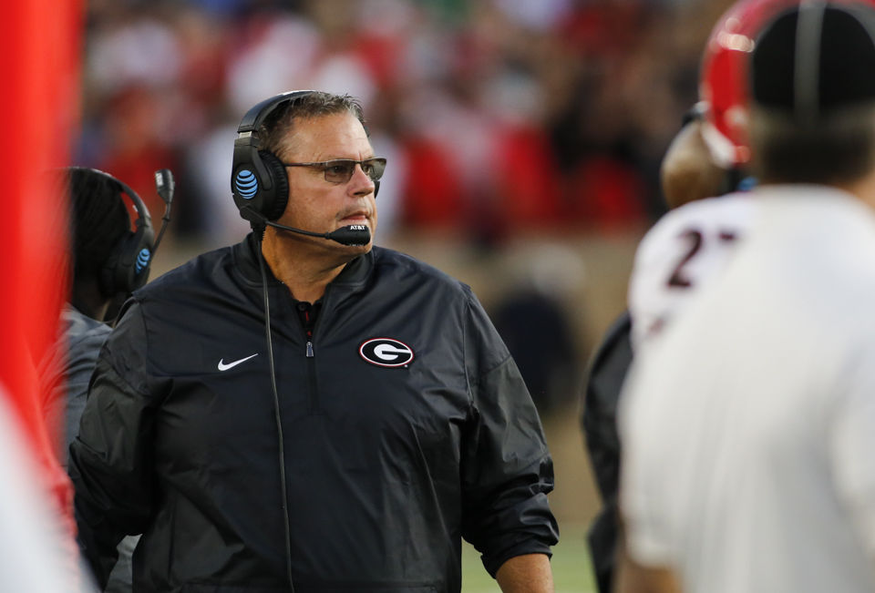 Former Georgia offensive line coach Sam Pittman hired by Arkansas as head  coach | Georgia Sports 