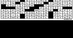 Crossword April 24 | Puzzles | redandblack.com