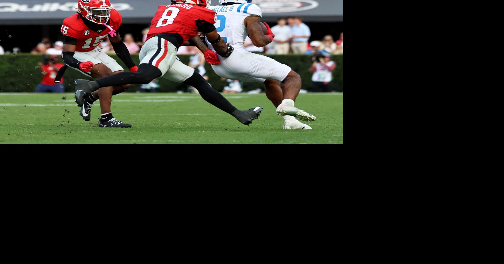 Georgia struggles to tackle, defensive line improves in shootout win over Ole Miss