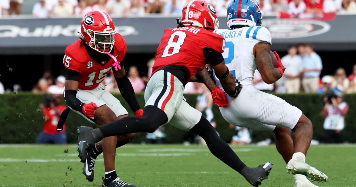 Georgia struggles to tackle, defensive line improves in shootout win over Ole Miss