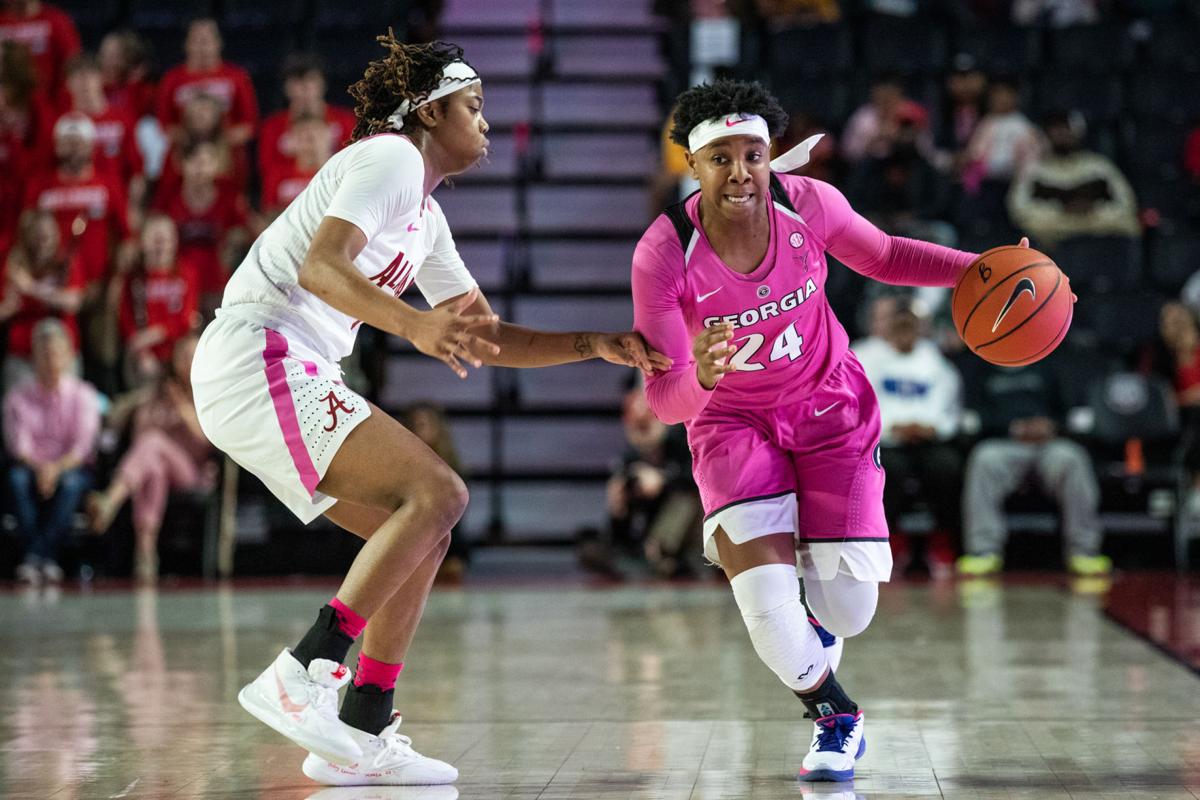 PHOTOS: Georgia women's basketball defeats the Alabama ...