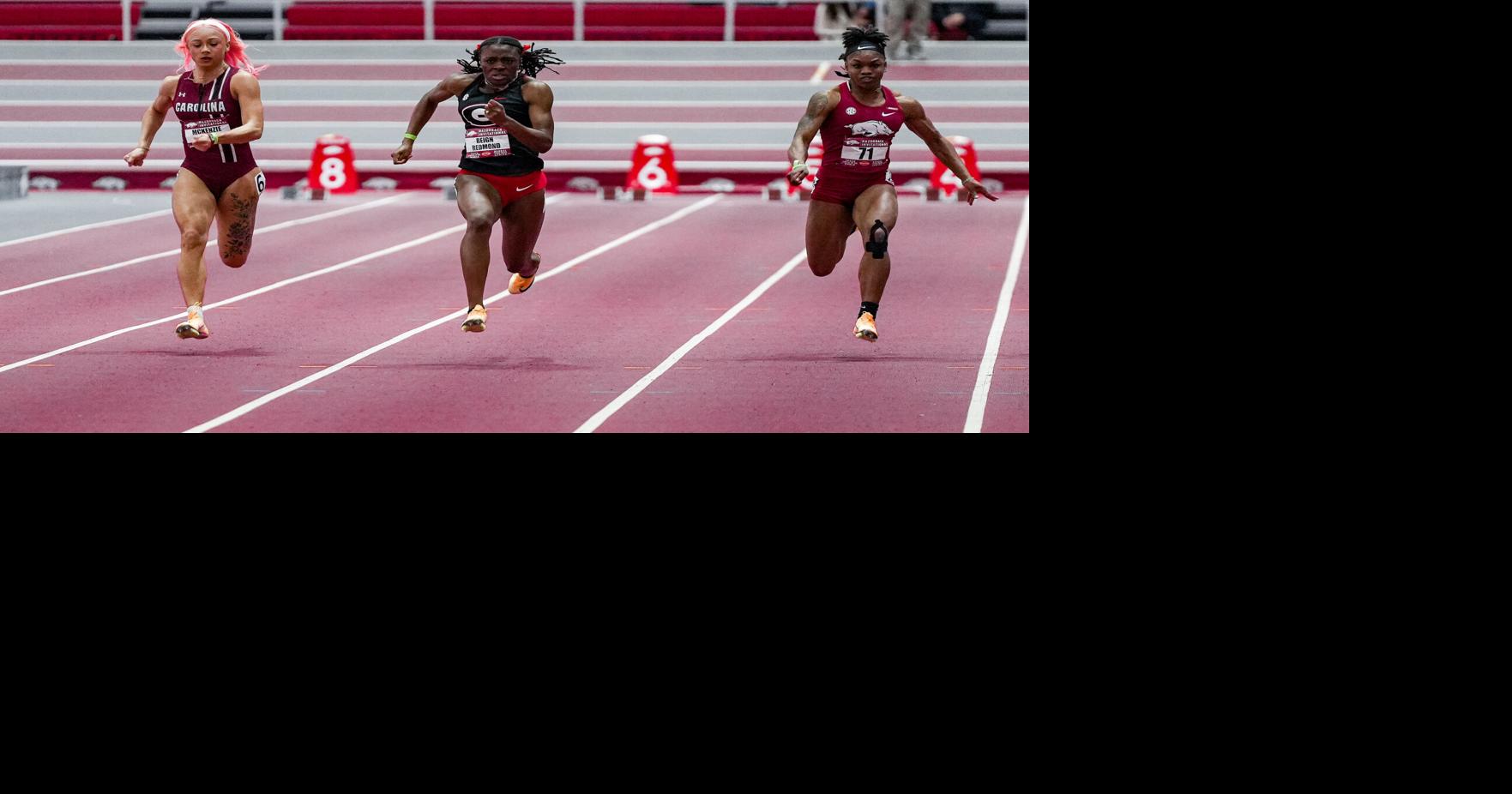 Georgia women’s track and field posts podium finish with limited starts at USC Invite