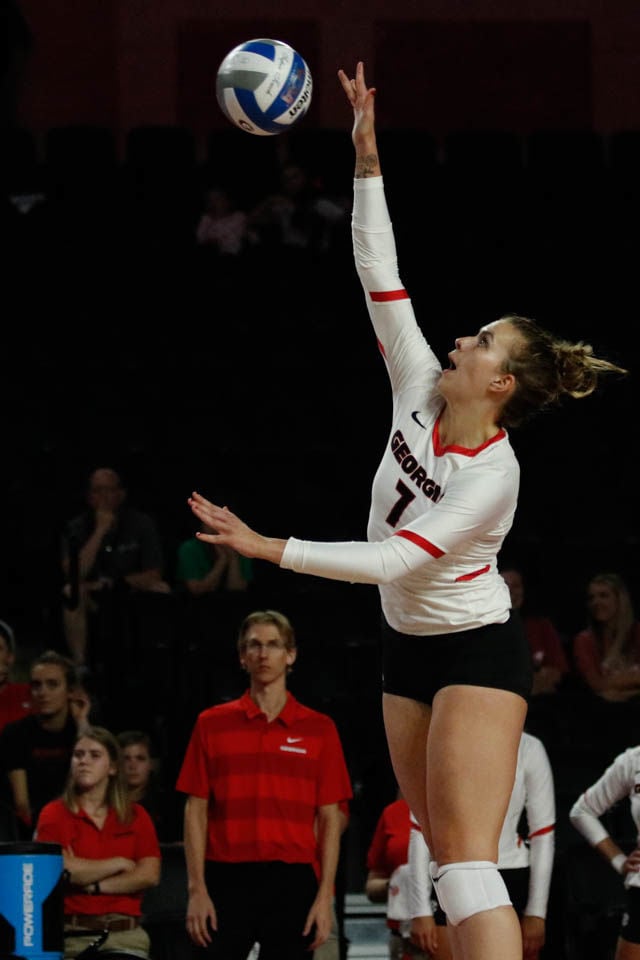 PHOTOS UGA volleyball defeats Coastal Carolina Multimedia