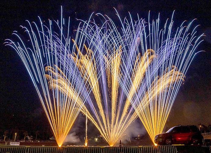 Thousands enjoy a day at the park and fireworks at night News