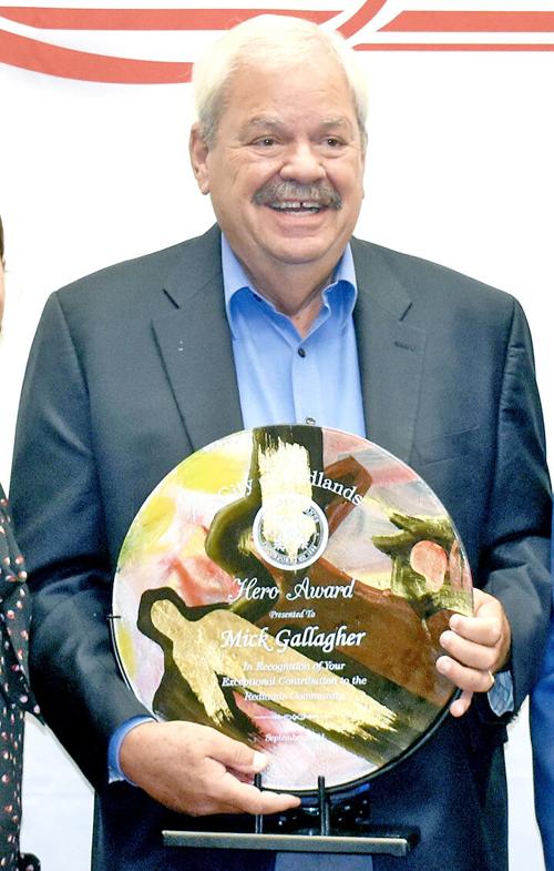 Mayor's Award for Mick Gallagher.