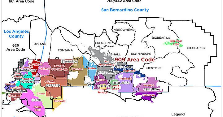 The 909 area code expected to run out of room in two years | News ...