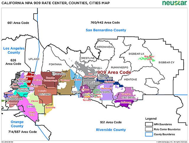 The 909 area code expected to run out of room in two years | News ...