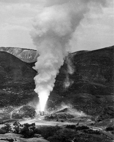 Testing rockets in Potrero Ranch