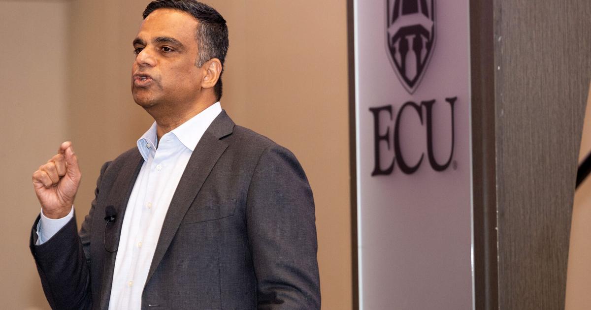 ECU Notes: Pharma leader delivers keynote at Business Leadership Conference | Feature Story | reflector.com ECU Notes: Pharma leader delivers keynote at Business Leadership Conference | Feature Story | reflector.com