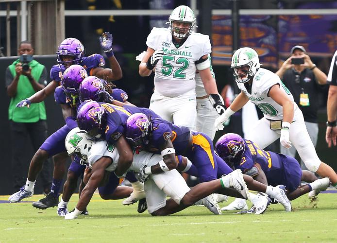 ECU football Pirates' home opener spoiled by Marshall's fourthquarter