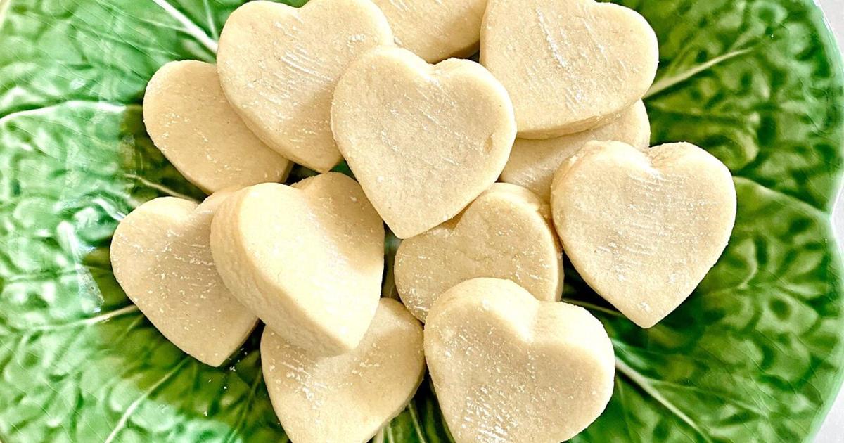 Sharing Virginia Wood’s recipe for shortbread hearts