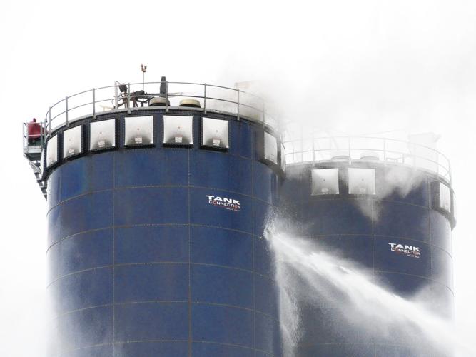After three days, silo fire burns on | Local News | reflector.com