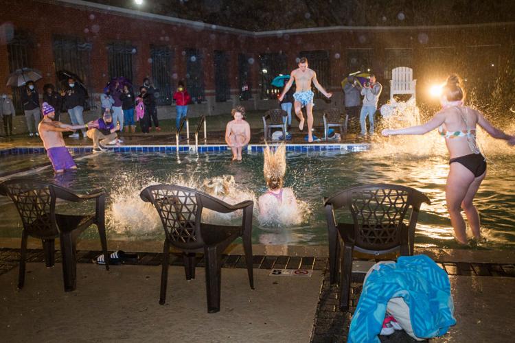 ECU tradition Winter weather makes for memorable Polar Bear Plunge