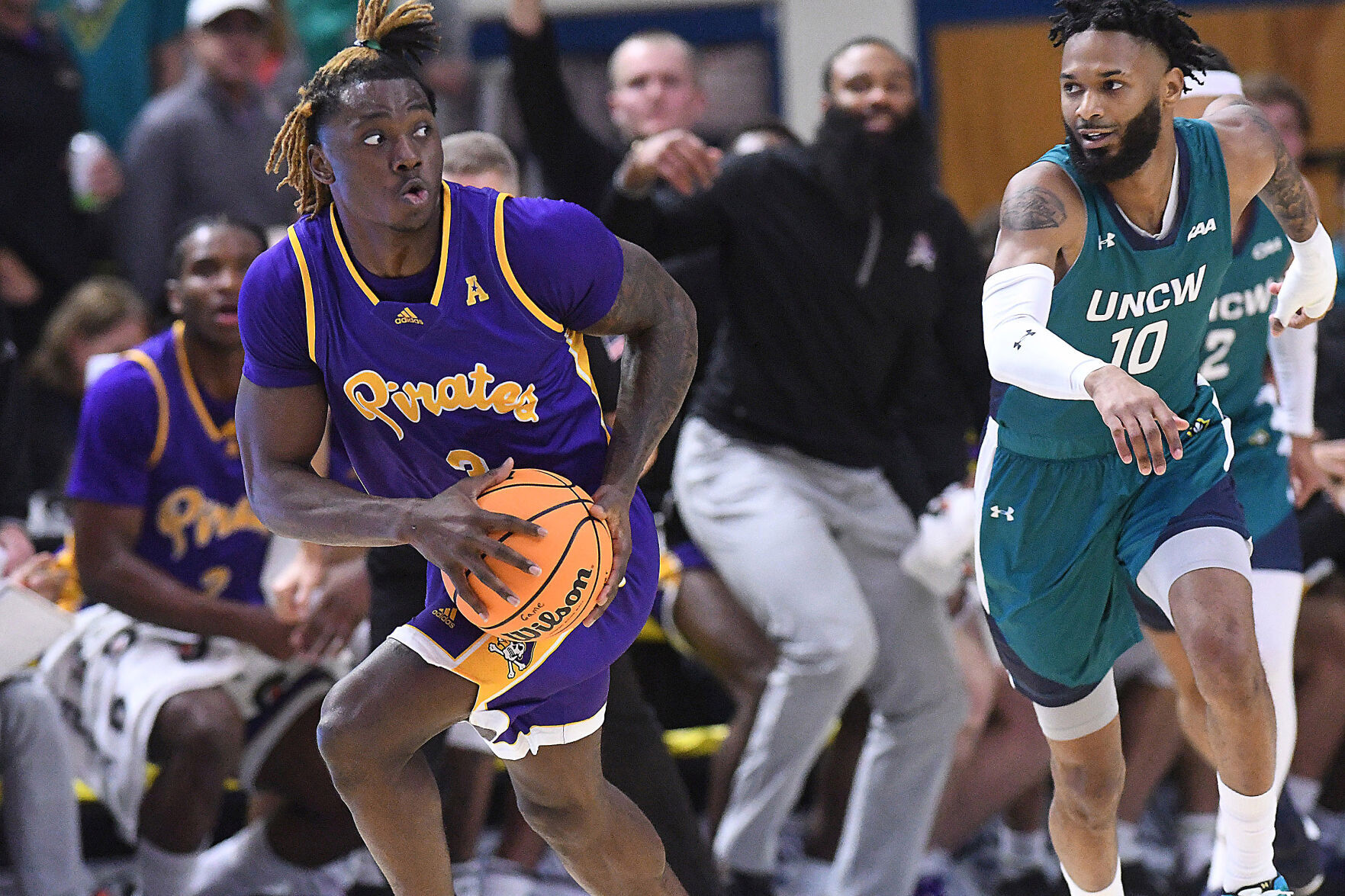 ECU men s basketball Pirates lose on road to UNC Wilmington