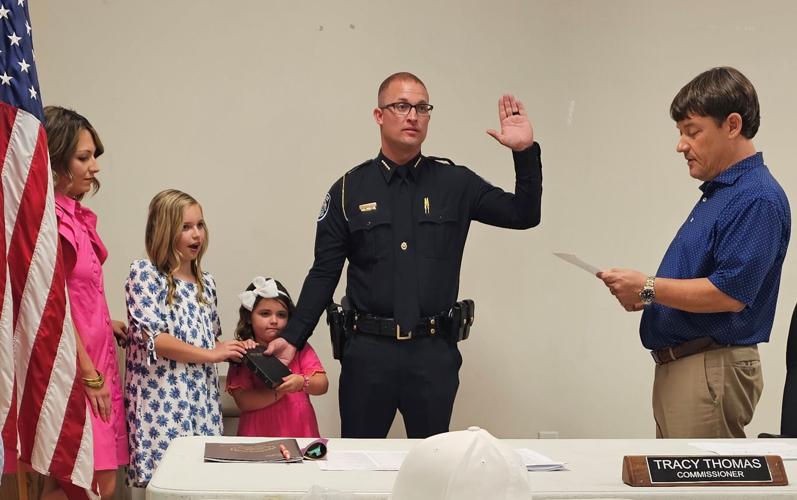 Town of Beulaville swears in new patrol officer and chief of police