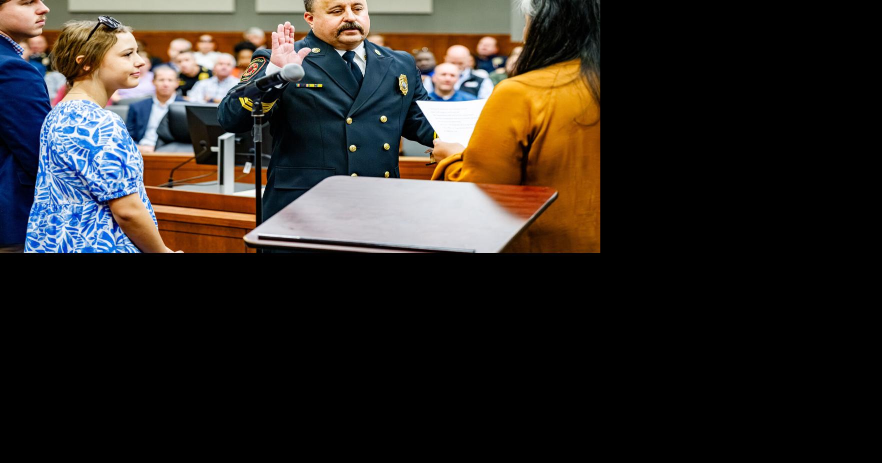 Anderson sworn in as new Greenville Fire-Rescue chief | Local News ...
