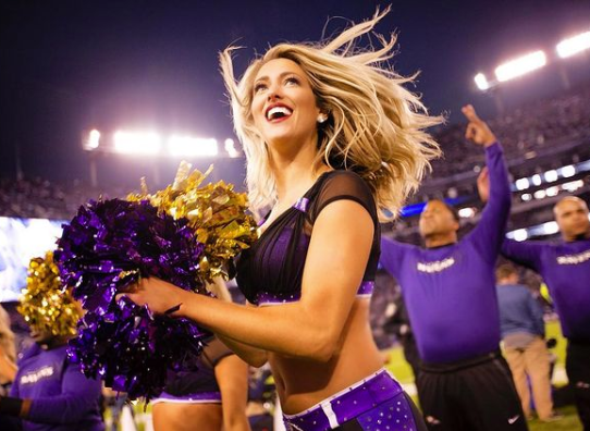 Ravens Cheerleader Is a Finalist for Sports Illustrated Swimsuit Issue