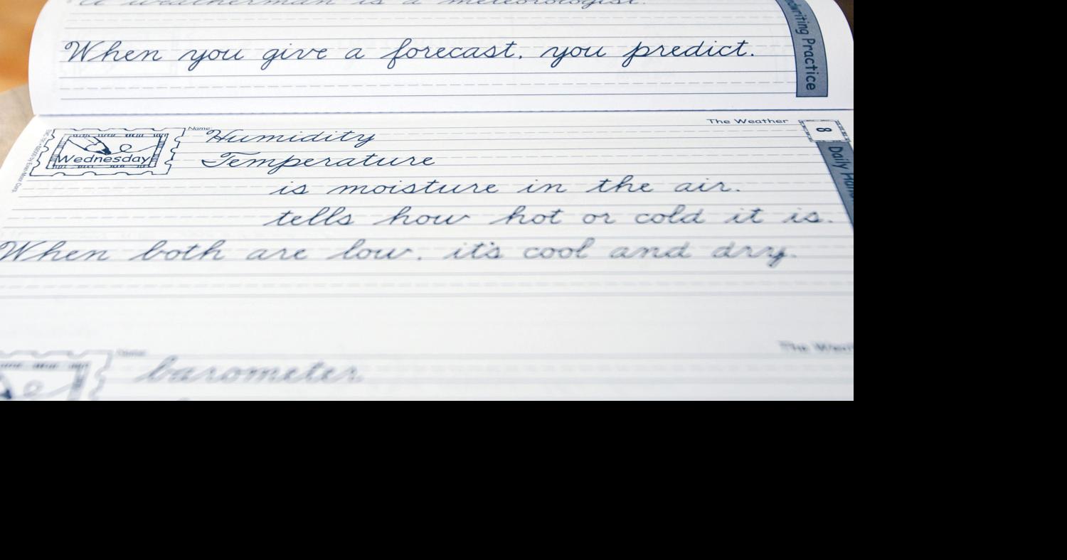 Schools drop cursive writing | Local News | reflector.com