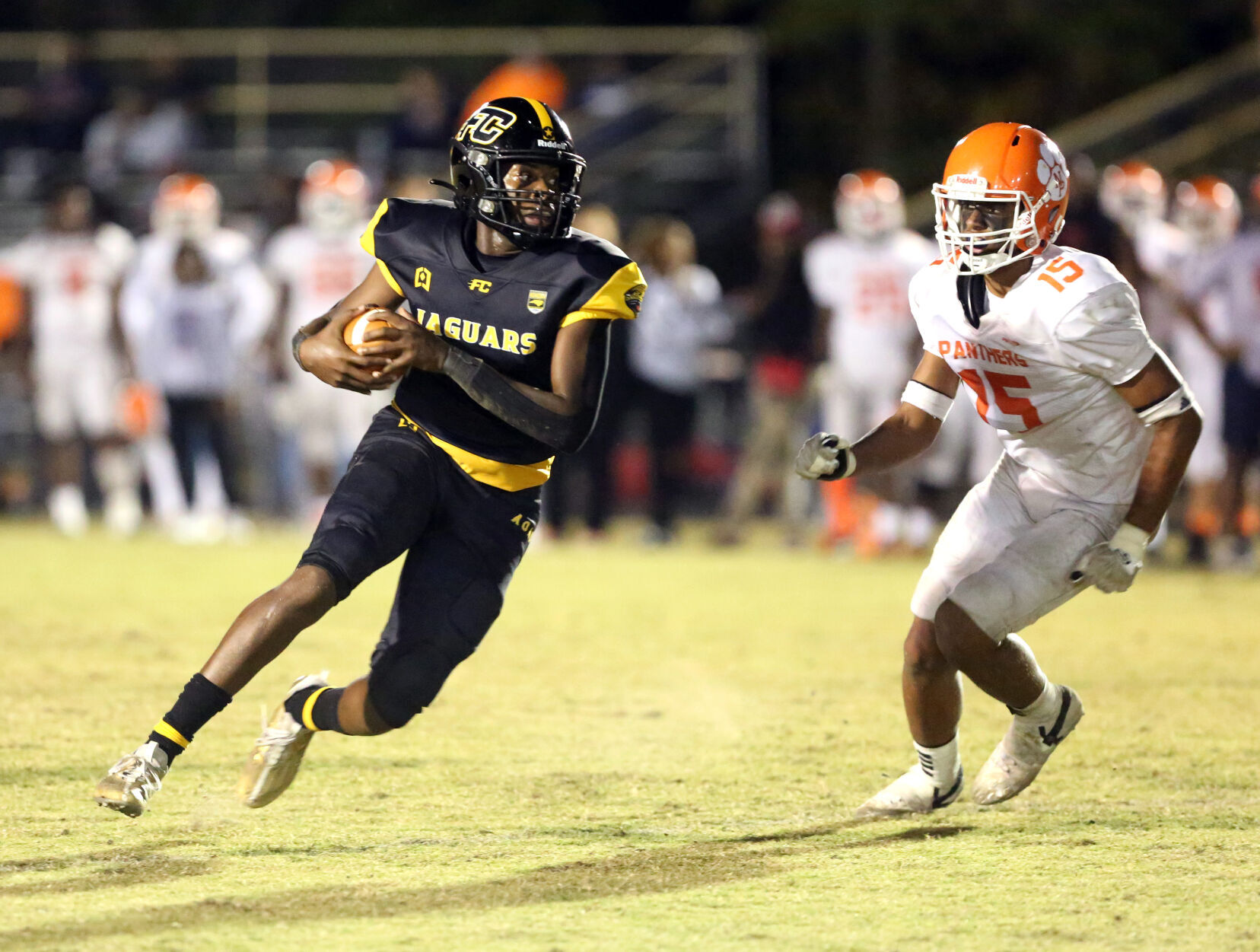 High school football: Jaguars fend off rallying Panthers
