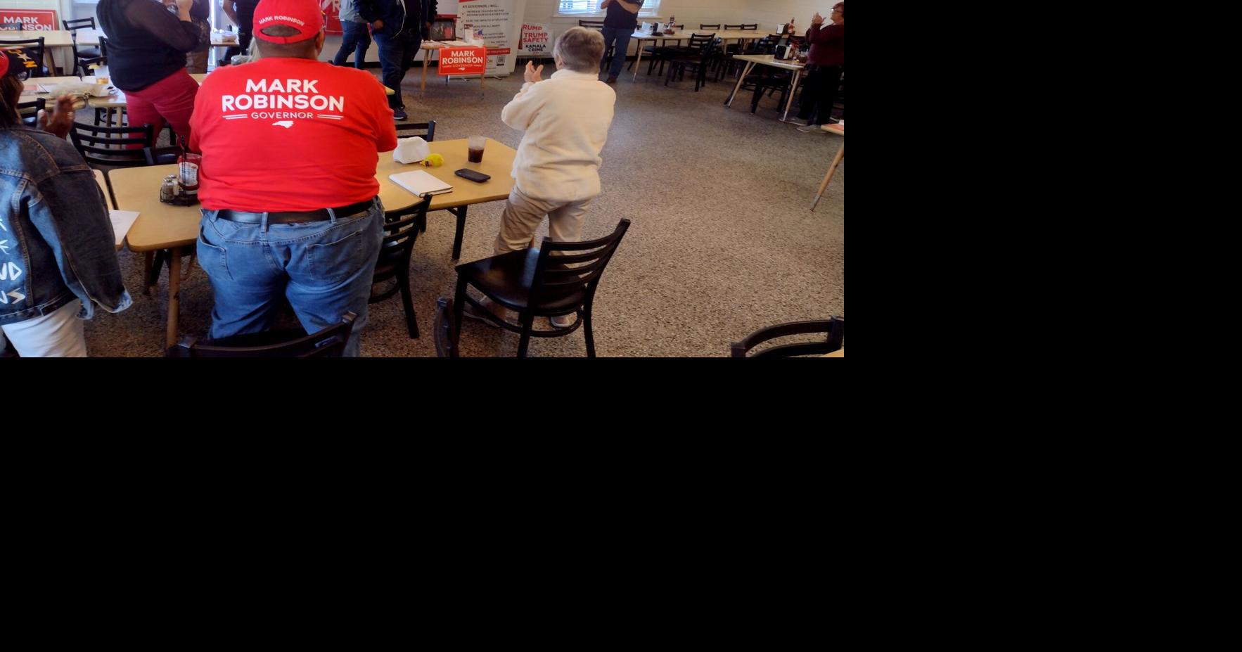 Robinson assures supporters in Greenville he has the backing of voters