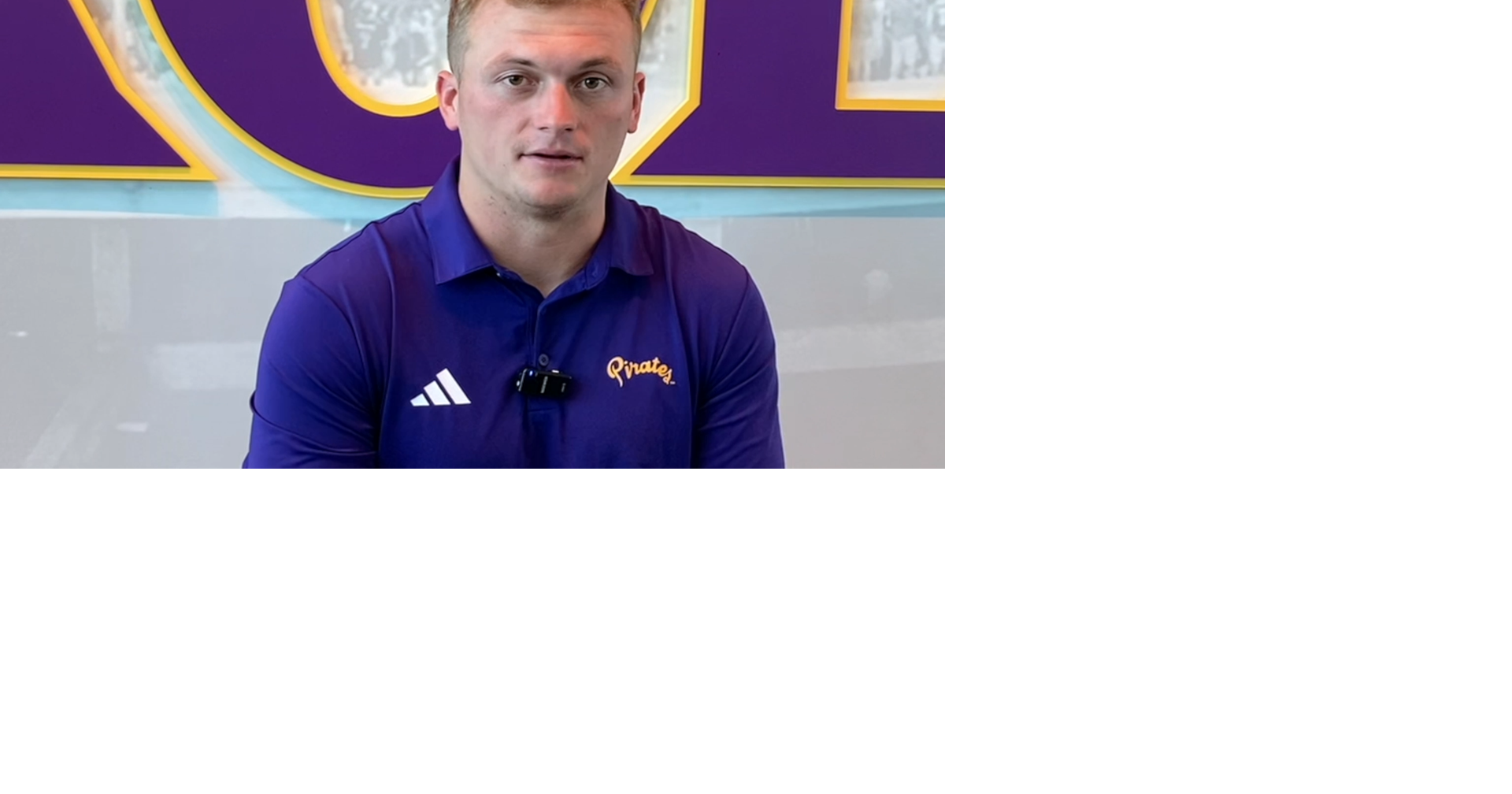 Video: East Carolina QB Mitch Griffis talks SEC opponent