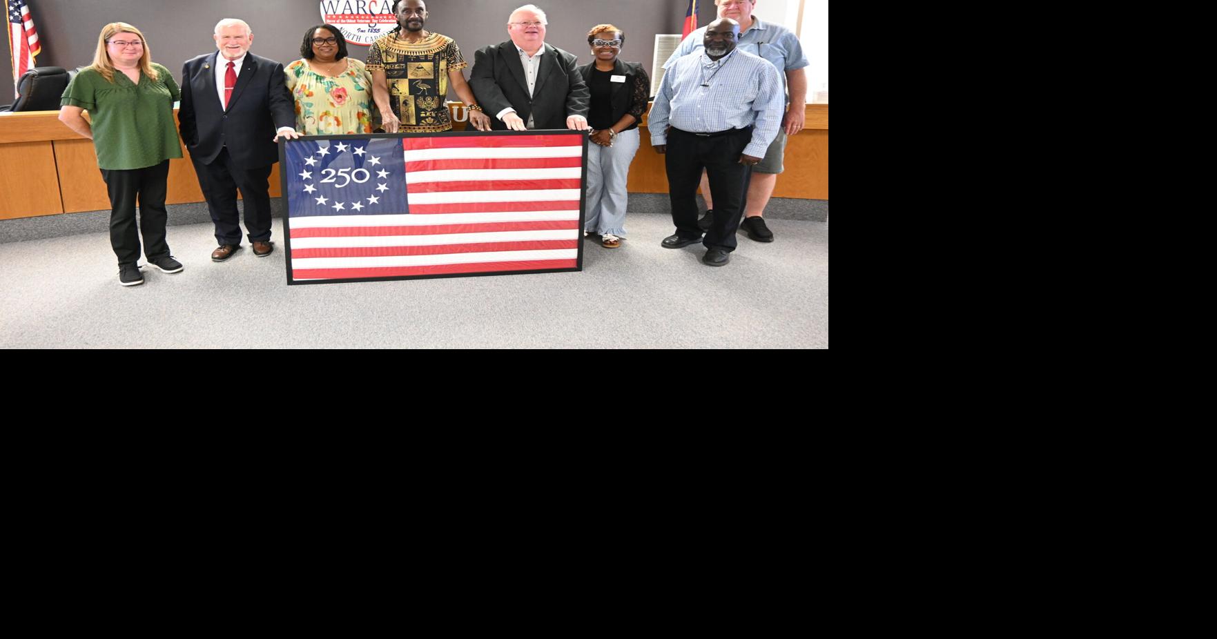 Warsaw town board meeting features flag presentation, admin changes