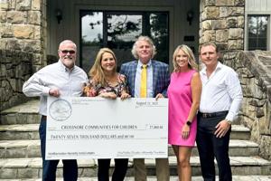 Abernethy Foundation donates $27K to Crossnore Communities for Children for tennis court renovations
