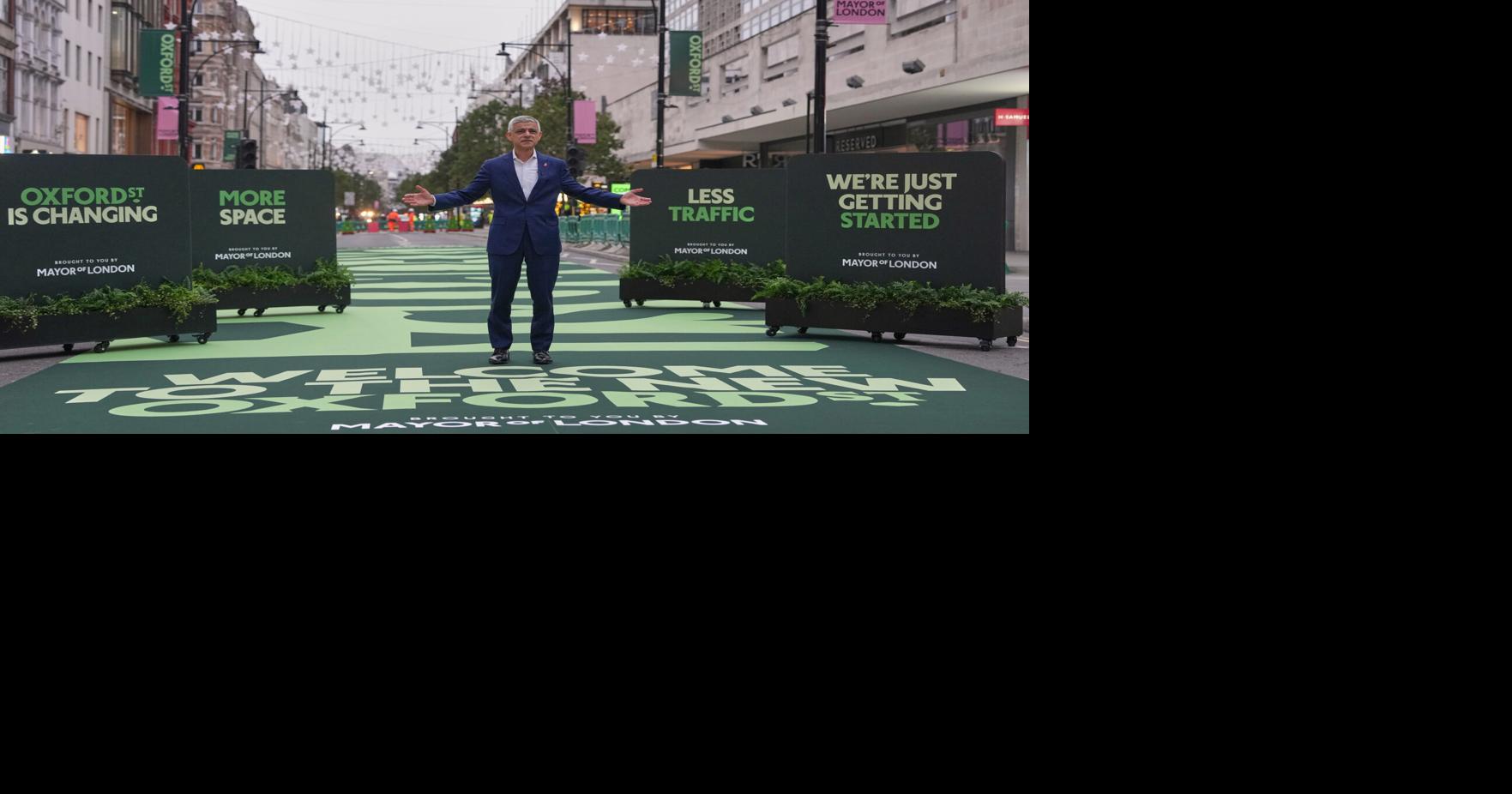 London’s Oxford Street bans traffic as city tries to revitalize a once ...