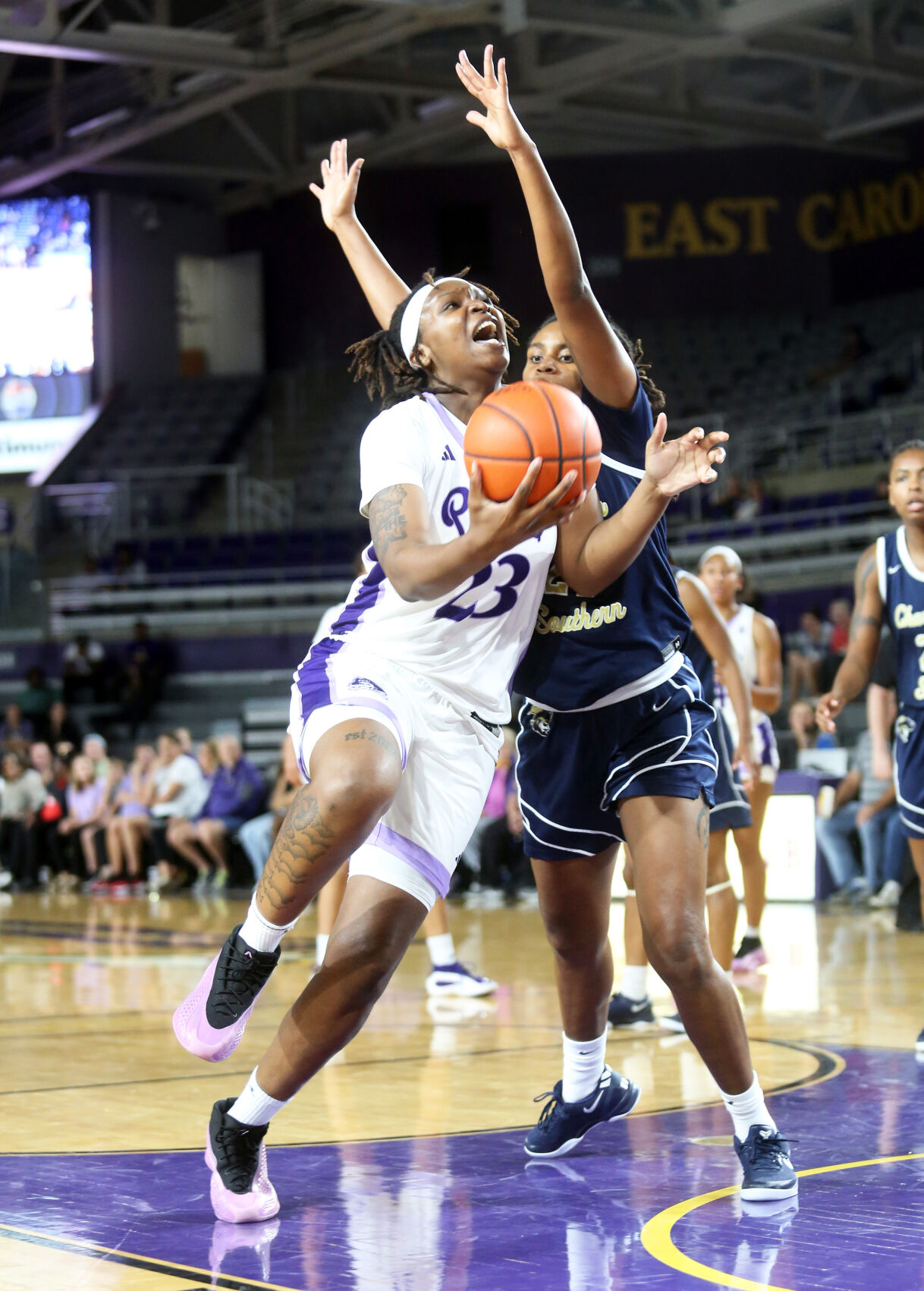 ECU women s basketball Pirates crush Howard improve to 3 2 College reflector