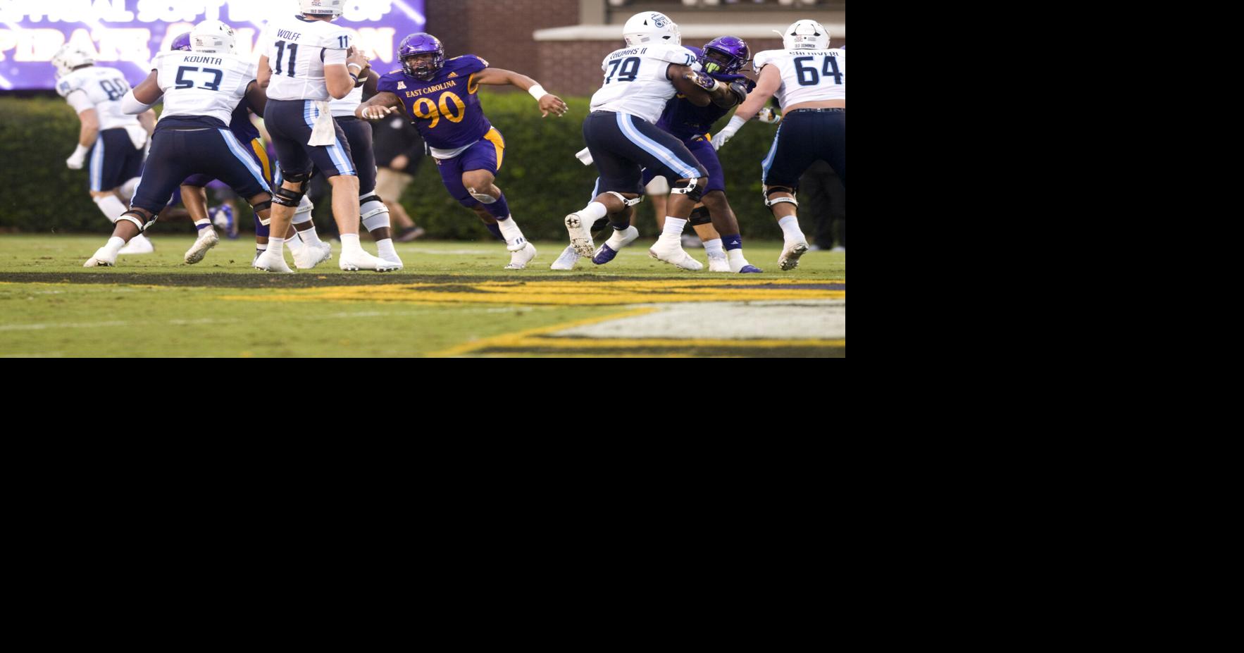 ELIJAH MORRIS, ECU DEFENSIVE TACKLE