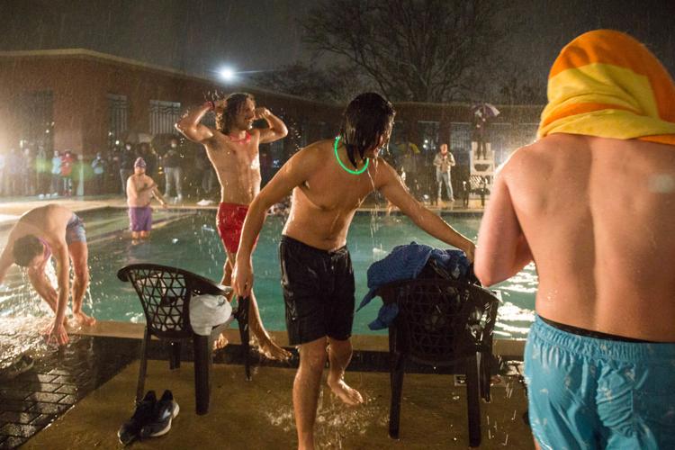 ECU tradition Winter weather makes for memorable Polar Bear Plunge