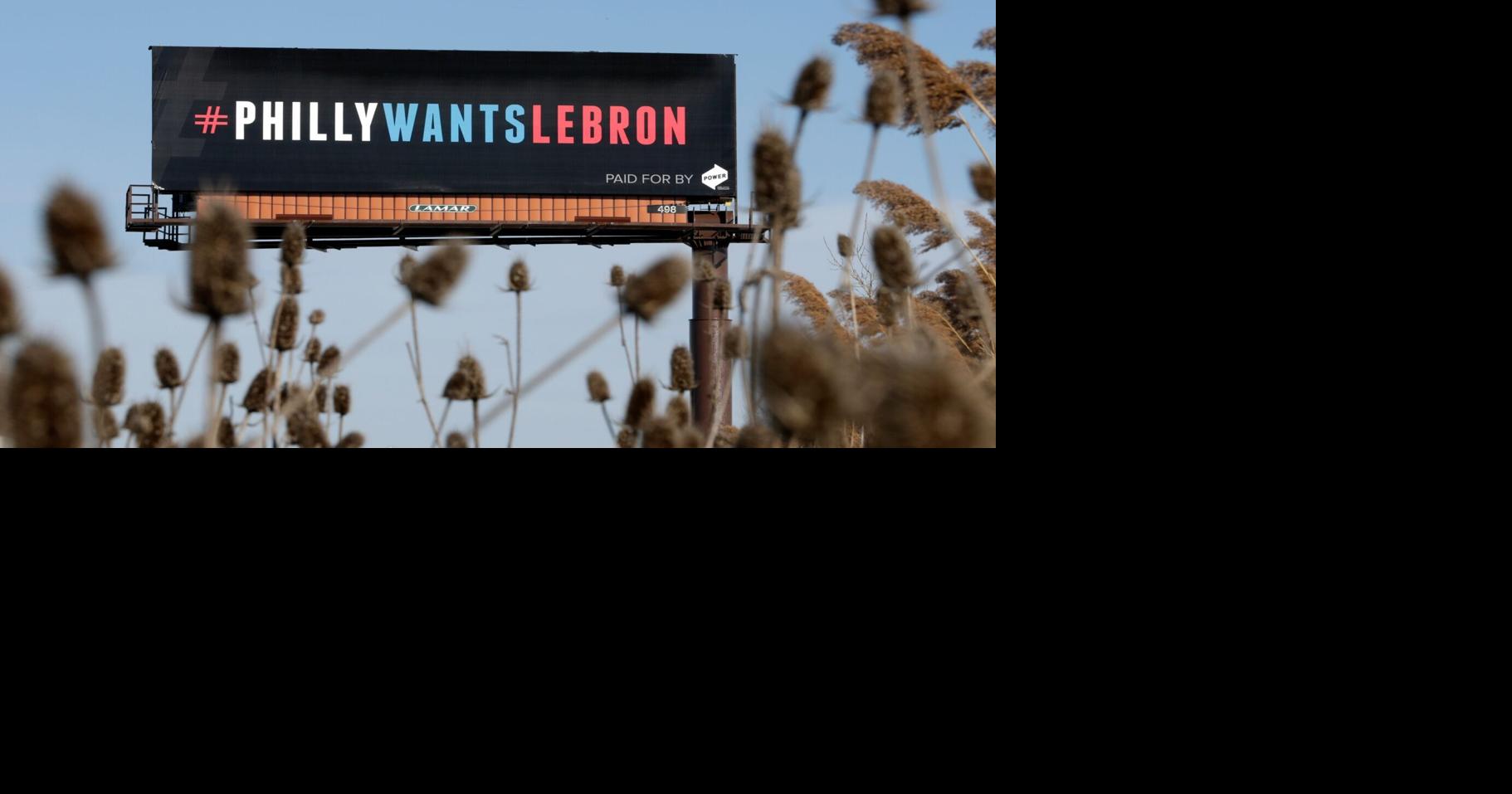 James picks Philly 8 years after city's billboard campaign