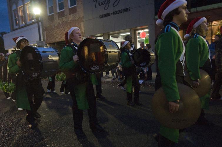 Scene Around the Greenville Christmas Parade Multimedia