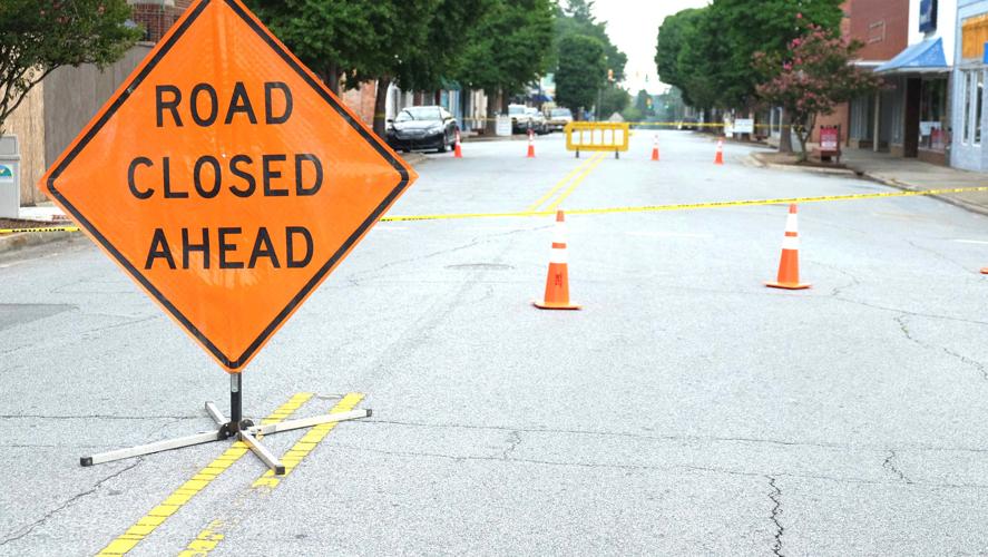 Former apartment building deteriorates further, road closed News