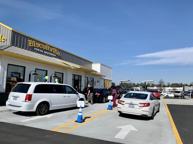 Biscuitville sets record first day with Greenville opening; Fans