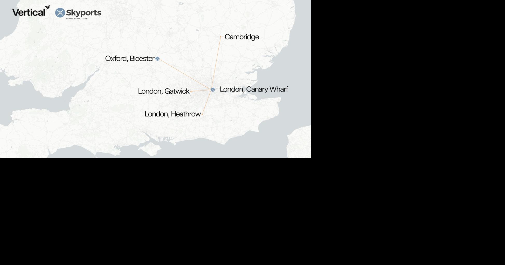 Vertical Aerospace to Launch UK’s First Electric Air Taxi Network with Skyports Infrastructure and Bristow