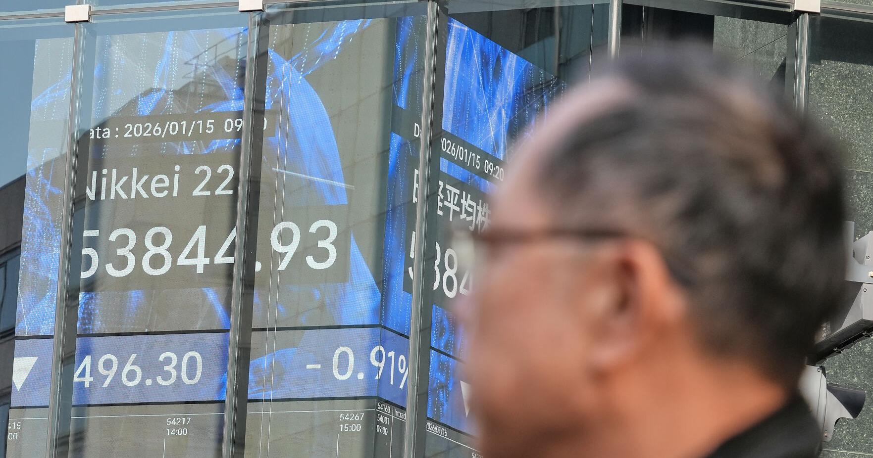 US futures slip and world shares are mixed as Japan keeps its key interest rate unchanged