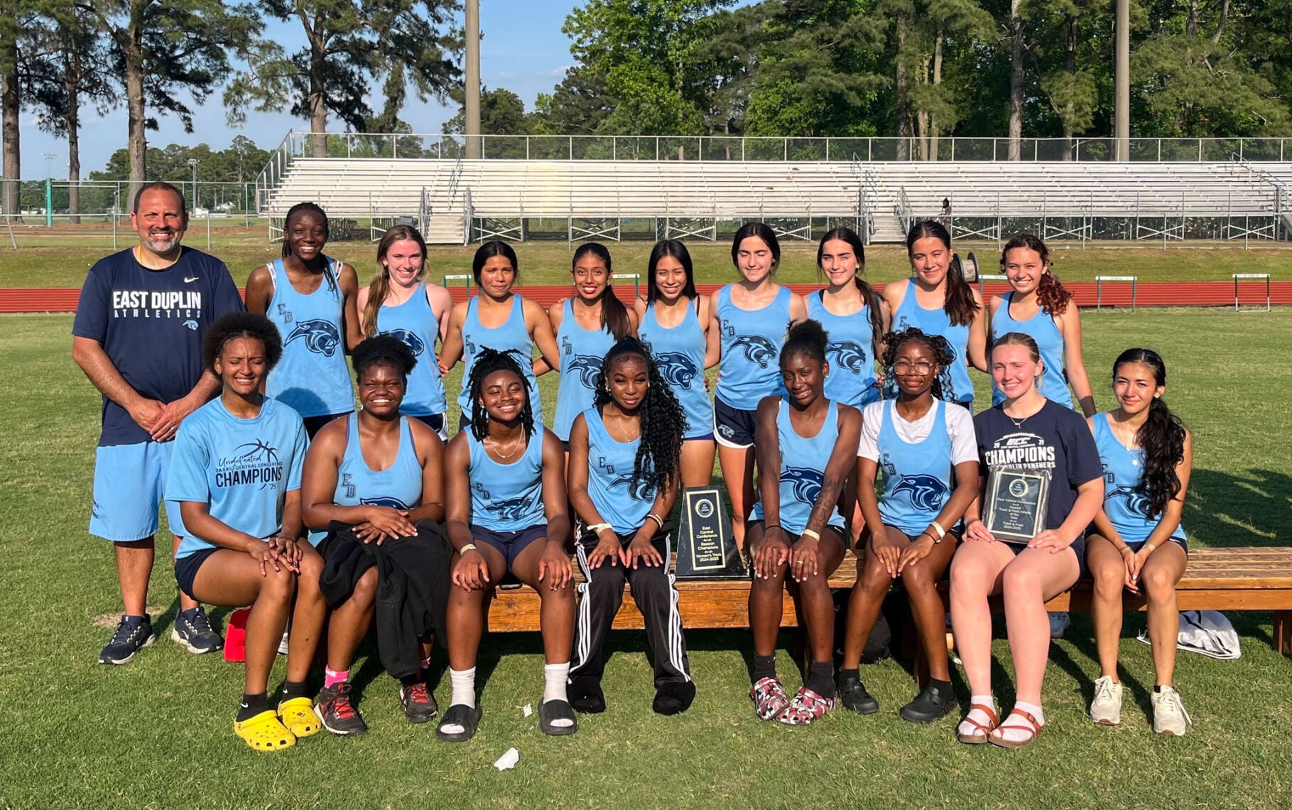 Track and field: East Duplin girls win third straight conference title ...