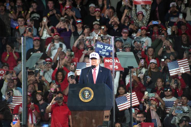 Reflocator President promises lower gas prices, 'golden age' if Republicans keep ...