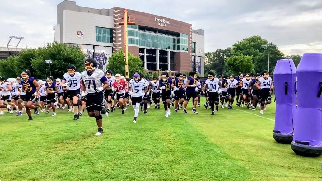 ECU football: Pirates prep for full pads, simulate first 'game week ...