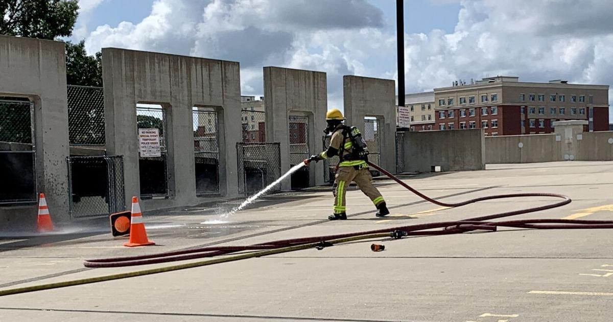 Responders practice high-rise firefighting downtown | Local News ...
