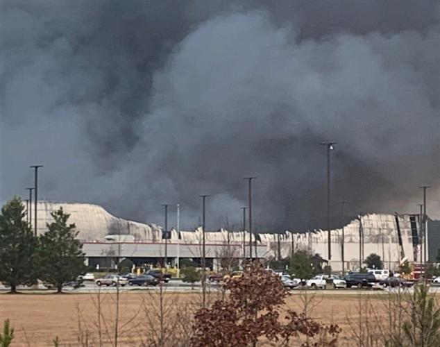 Update Massive fire causes heavy damage at QVC plant; Employees safe