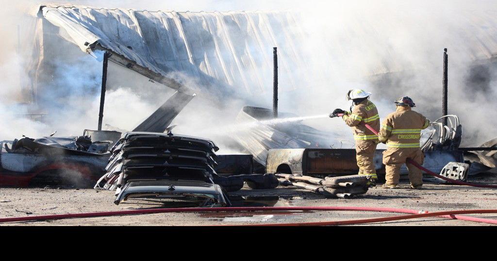 Fire tears through Elm City auto parts business Crime