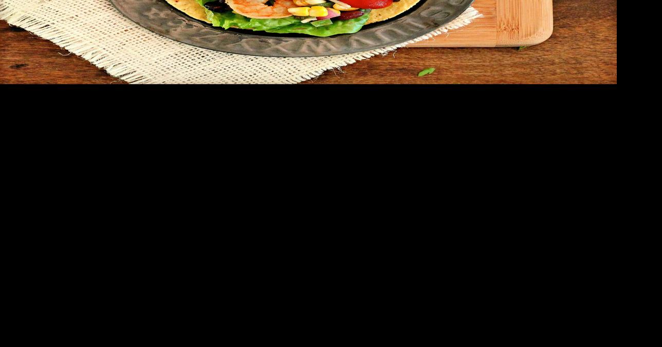 TasteFood: Fiesta-light shrimp tostadas blend Mexican, California ...