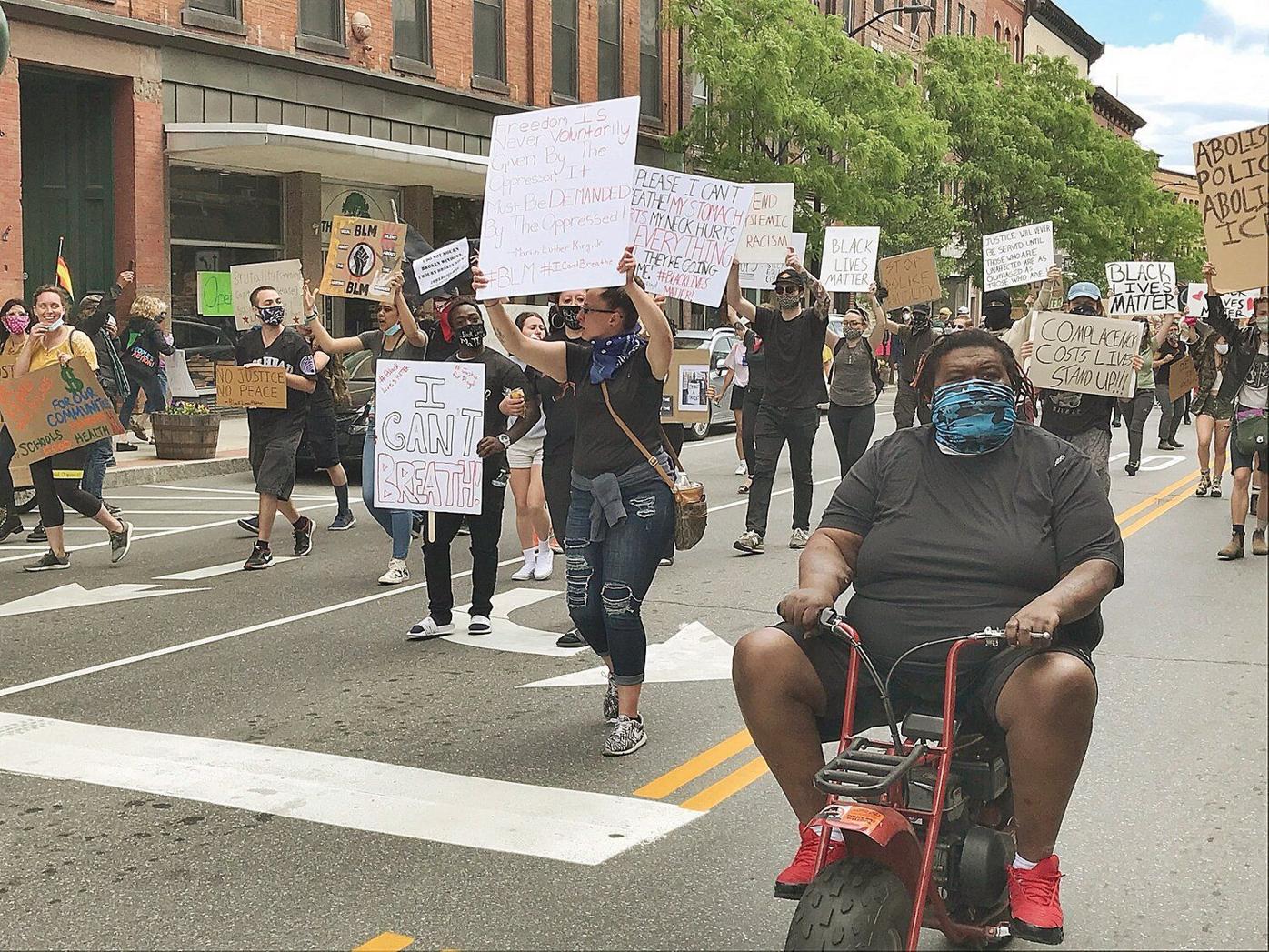 Police brutality condemned in large downtown protest Local News
